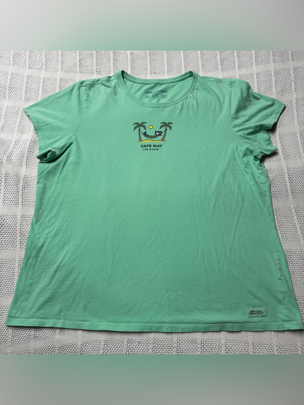 Life is Good Cape May Mint Green Graphic Tee